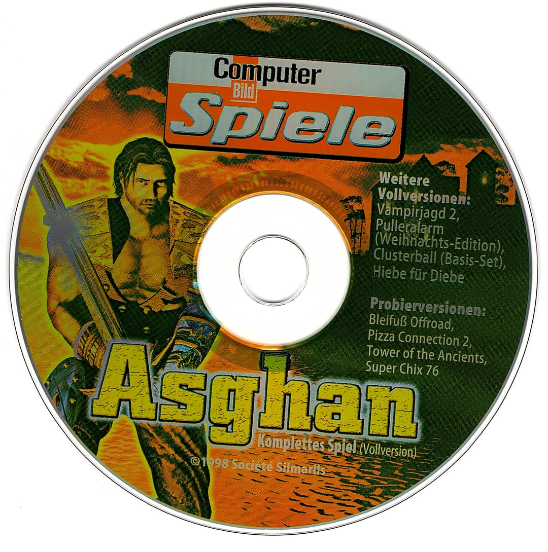 Disc face for Computer Bild Spiele issue CBS012001.