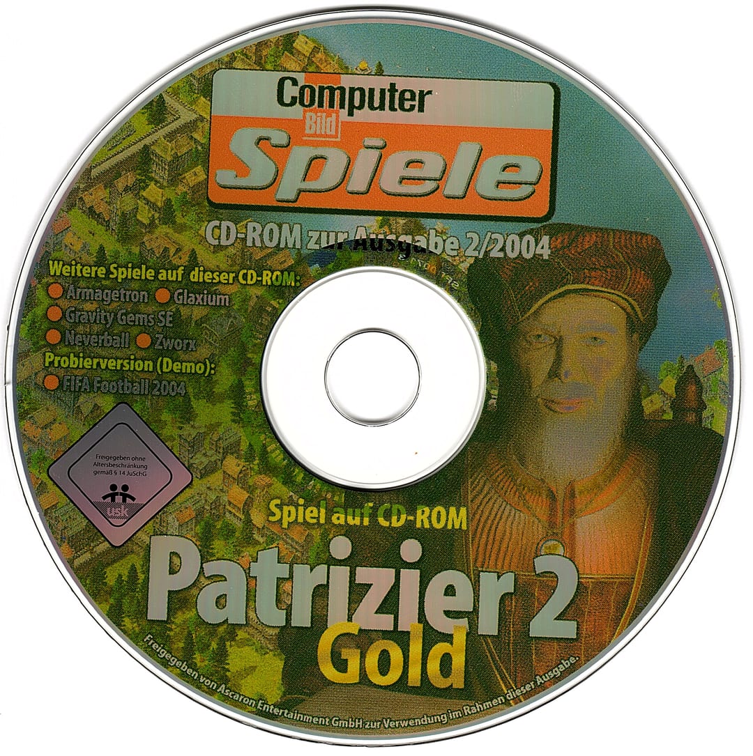 Disc face for Computer Bild Spiele issue CBS022004.