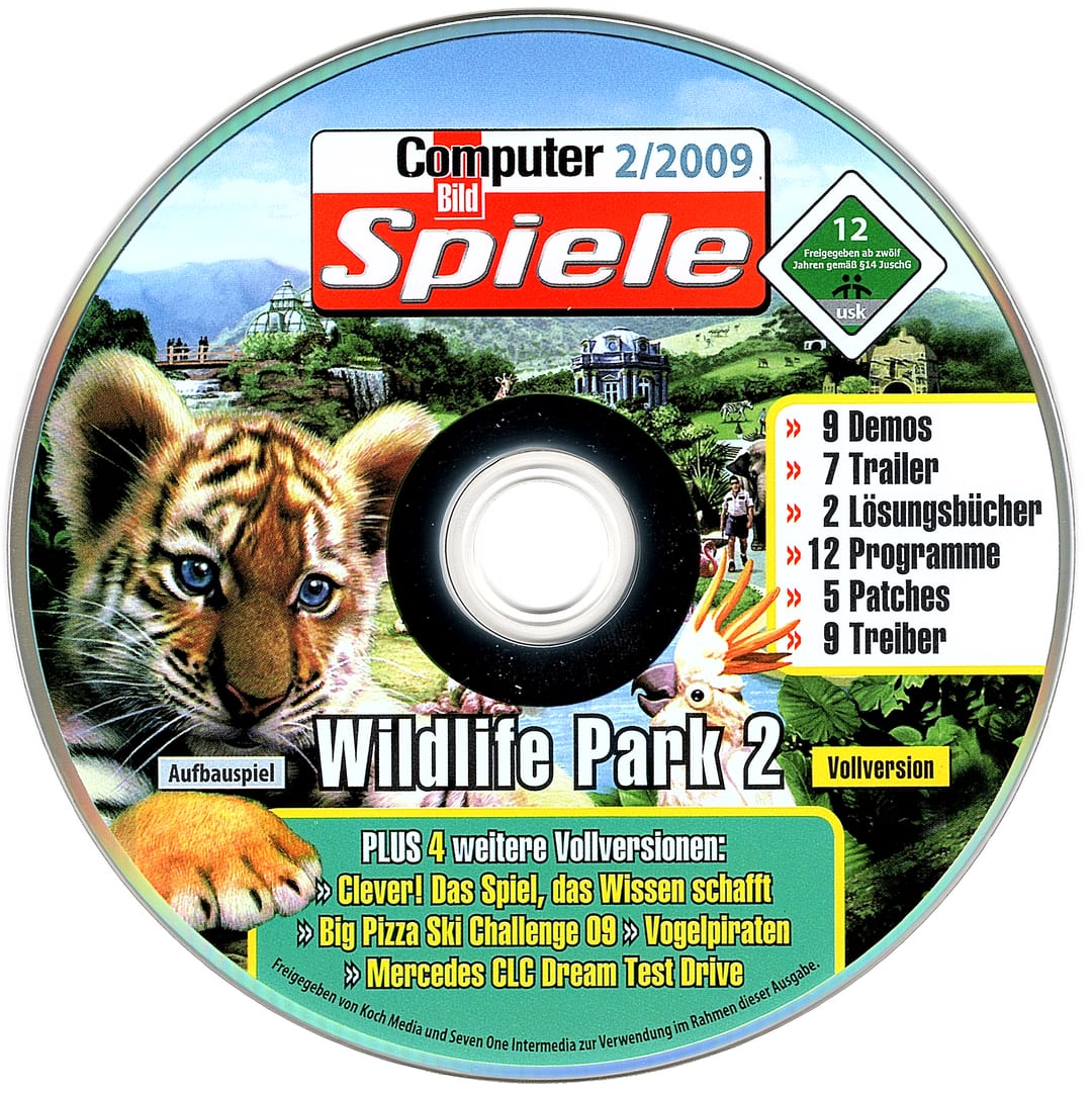 Disc face for Computer Bild Spiele issue CBS022009DVD.