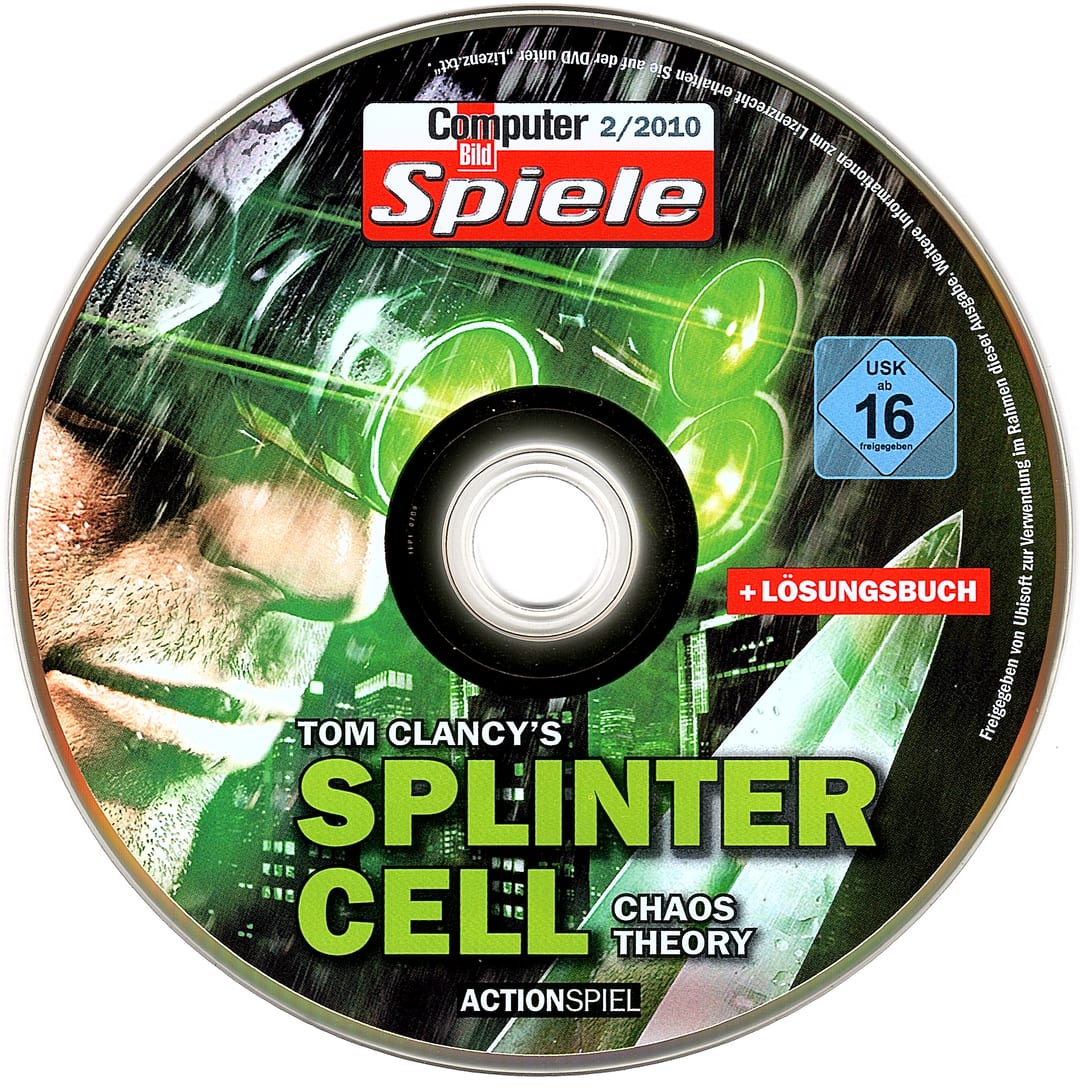 Disc face for Computer Bild Spiele issue CBS022010DVDGold.