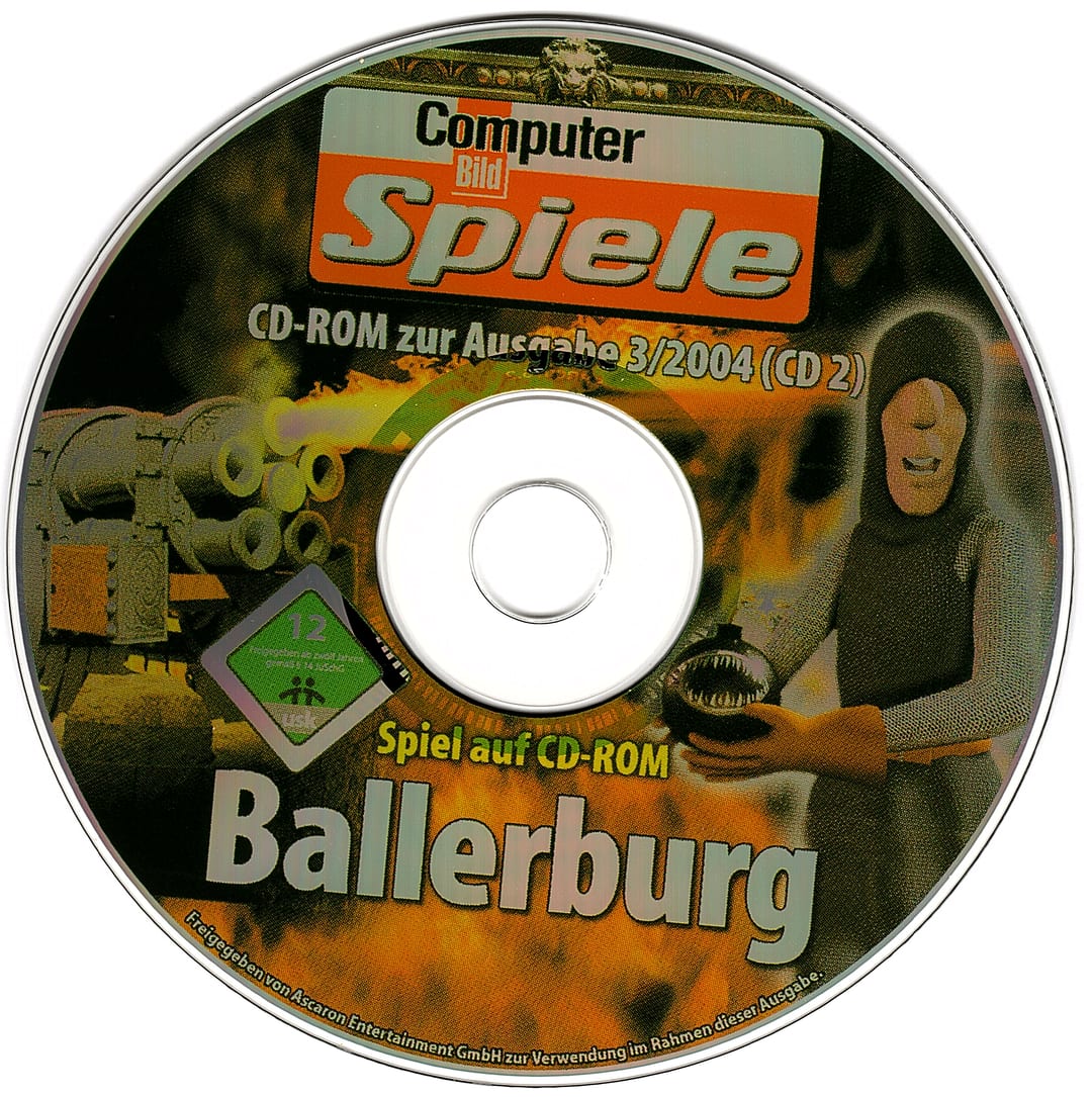 Disc face for Computer Bild Spiele issue CBS032004 (CD2).