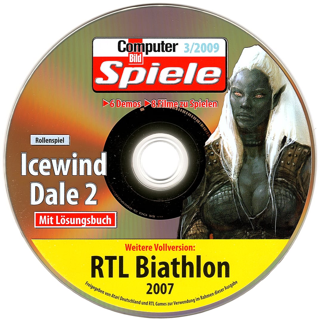 Disc face for Computer Bild Spiele issue CBS032009DVDGold.