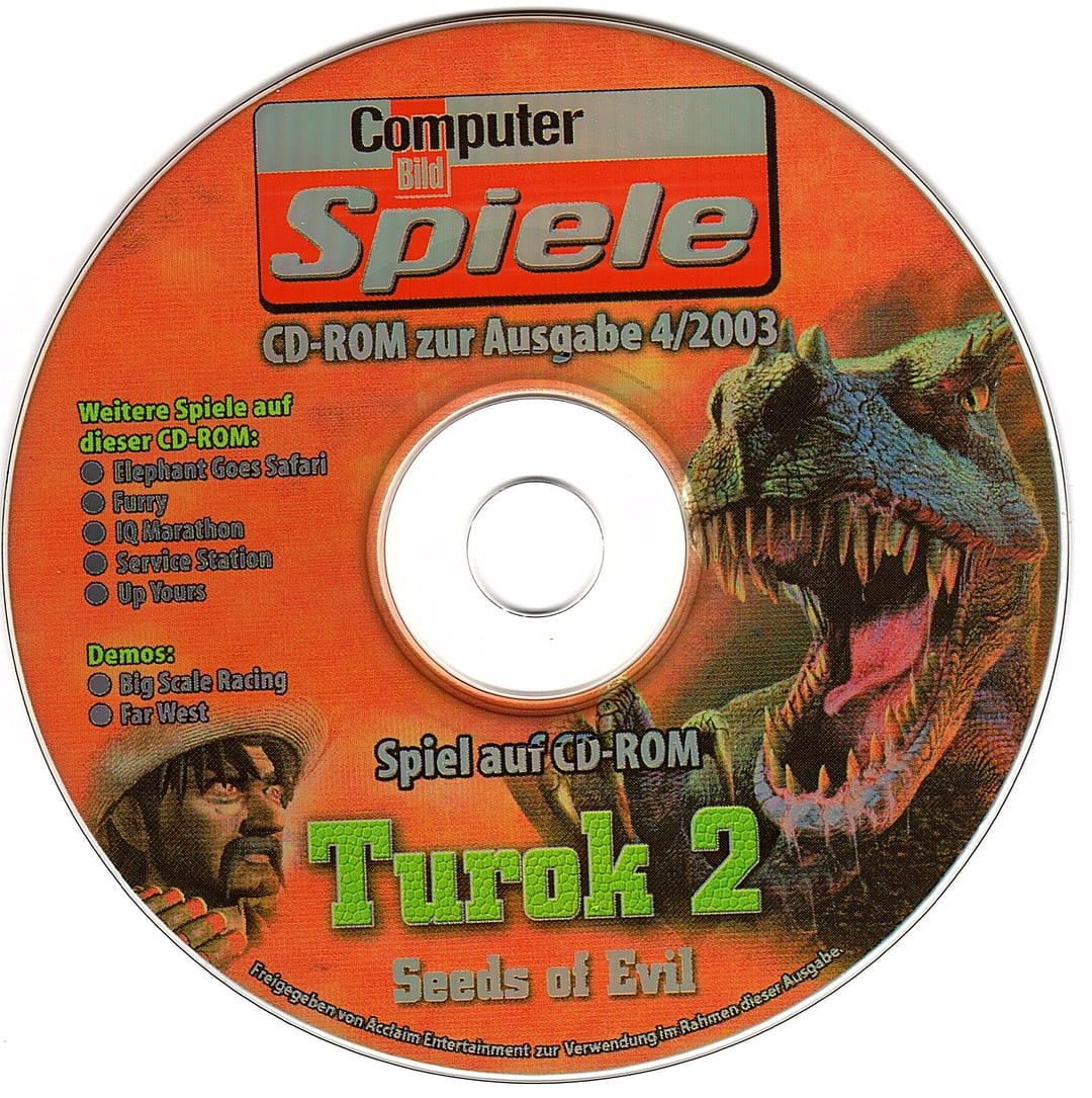 Disc face for Computer Bild Spiele issue CBS042003.