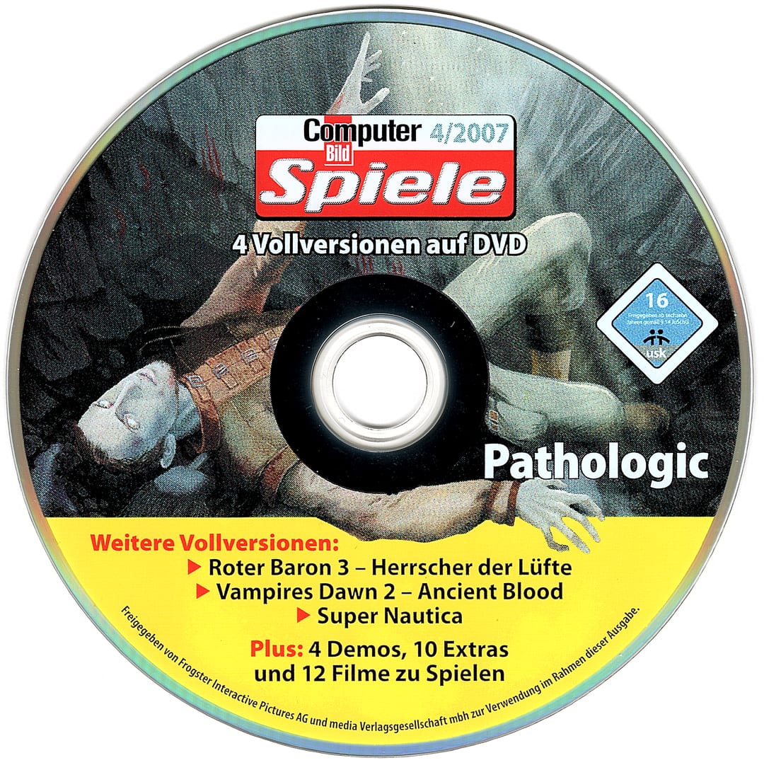 Disc face for Computer Bild Spiele issue CBS042007DVD.