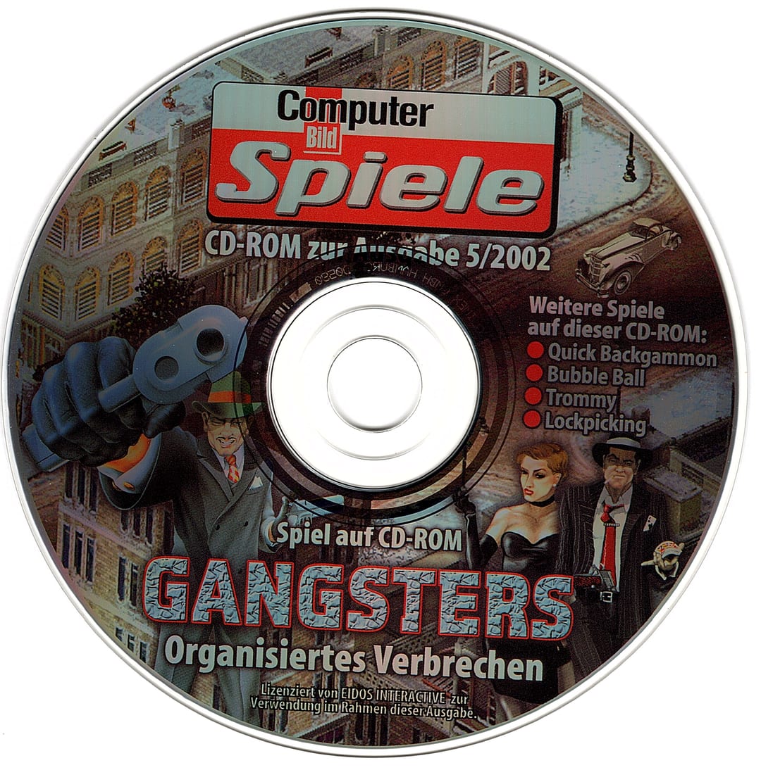 Disc face for Computer Bild Spiele issue CBS052002.