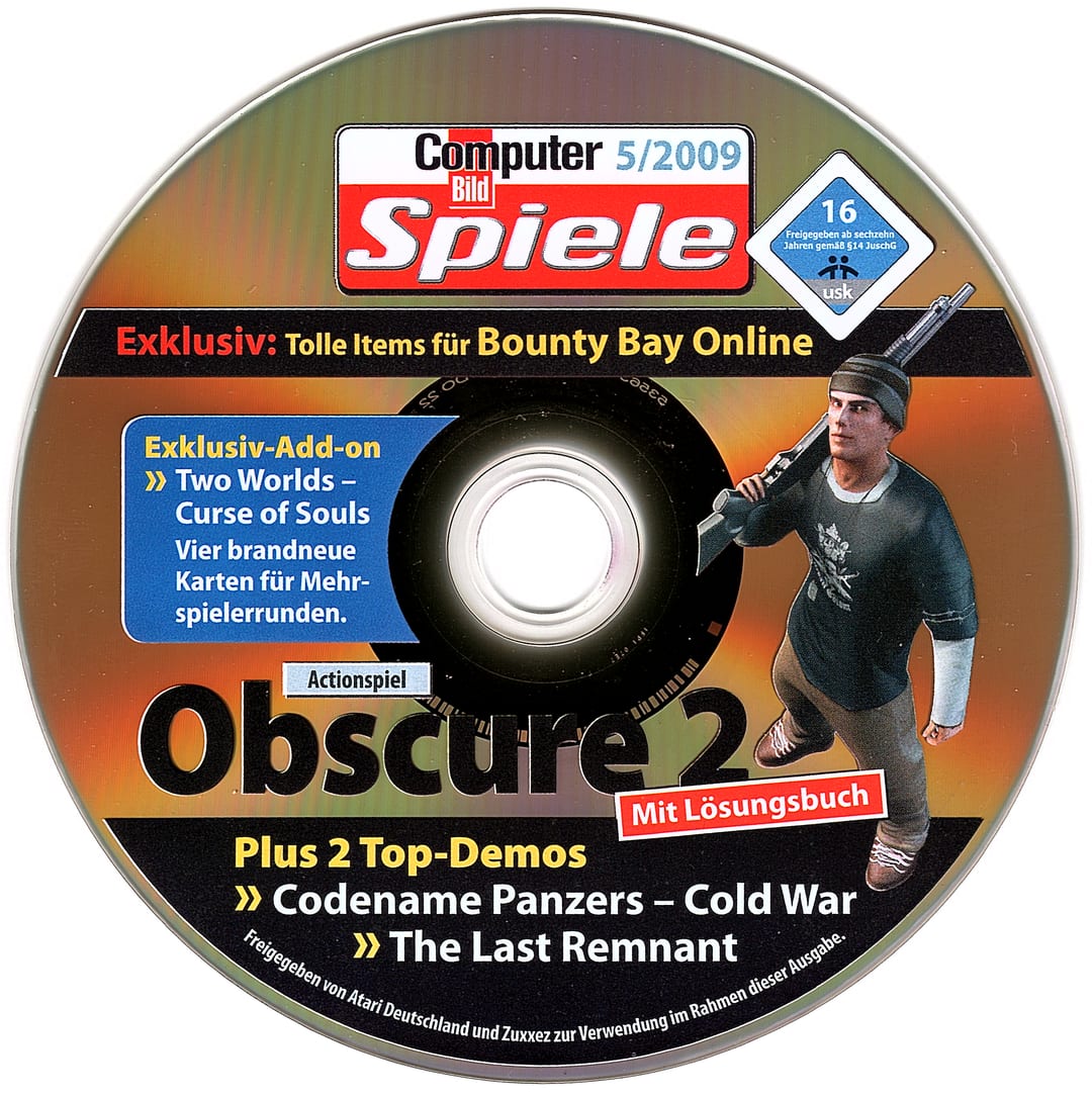 Disc face for Computer Bild Spiele issue CBS052009DVDGold.
