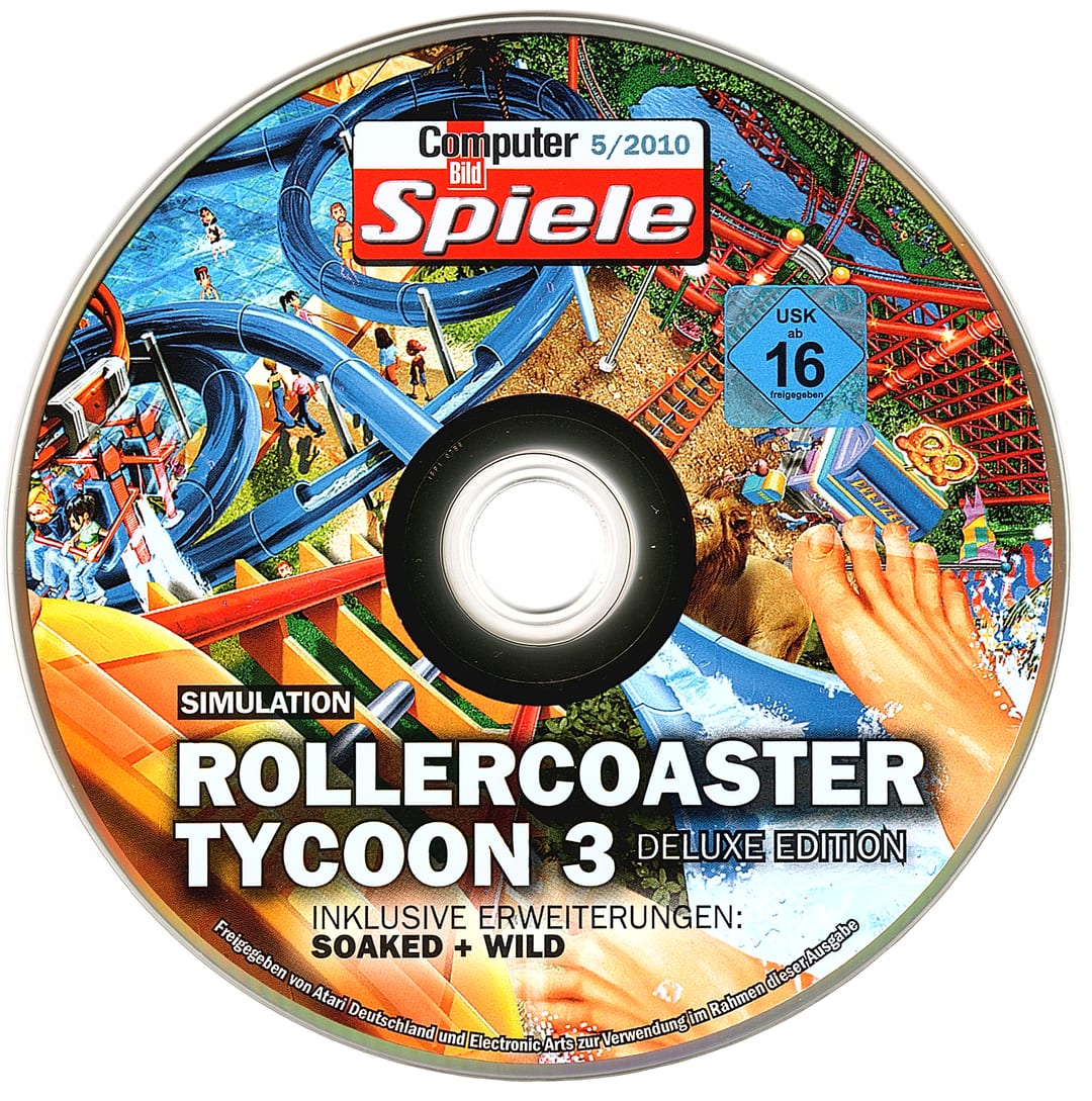 Disc face for Computer Bild Spiele issue CBS052010DVDGold.