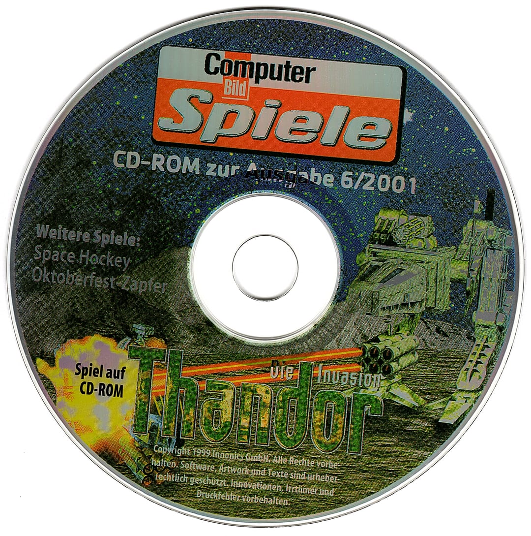 Disc face for Computer Bild Spiele issue CBS062001.