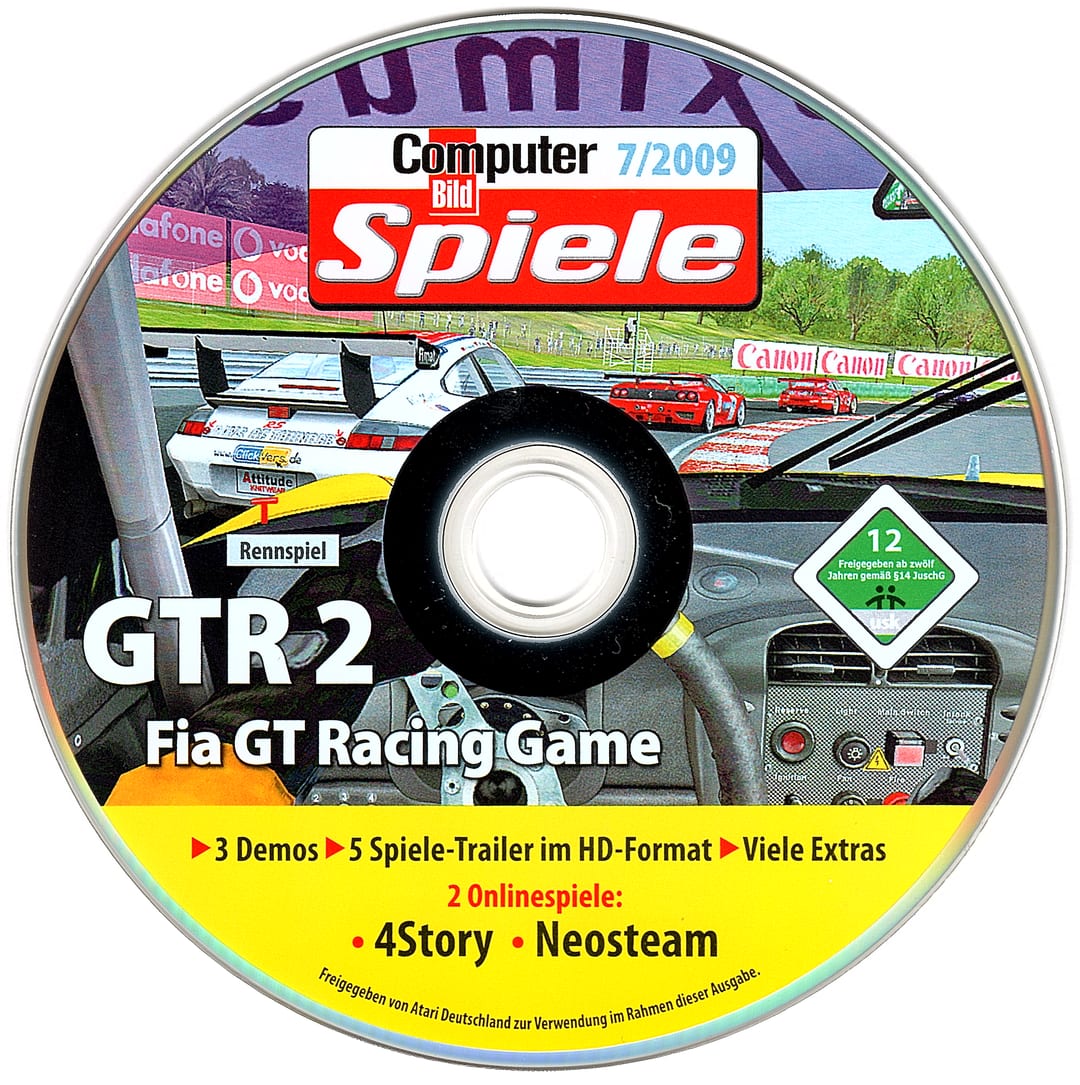 Disc face for Computer Bild Spiele issue CBS072009DVD.