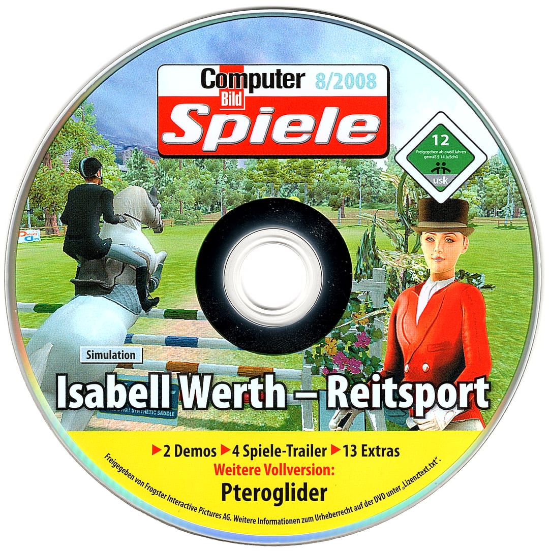 Disc face for Computer Bild Spiele issue CBS082008DVD.