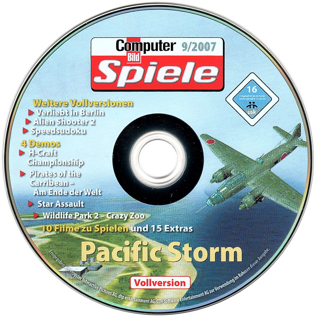 Disc face for Computer Bild Spiele issue CBS092007DVD.