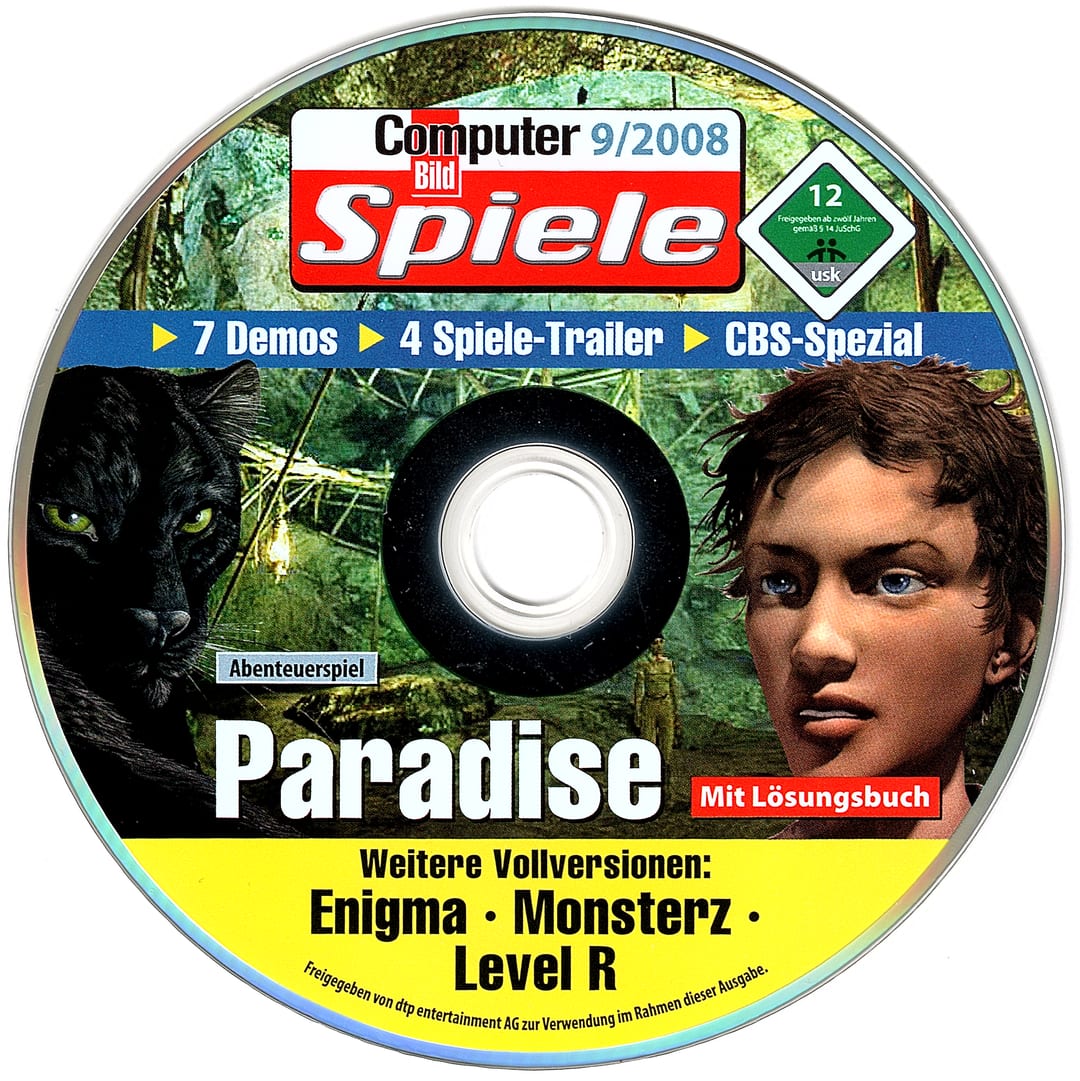 Disc face for Computer Bild Spiele issue CBS092008DVD.