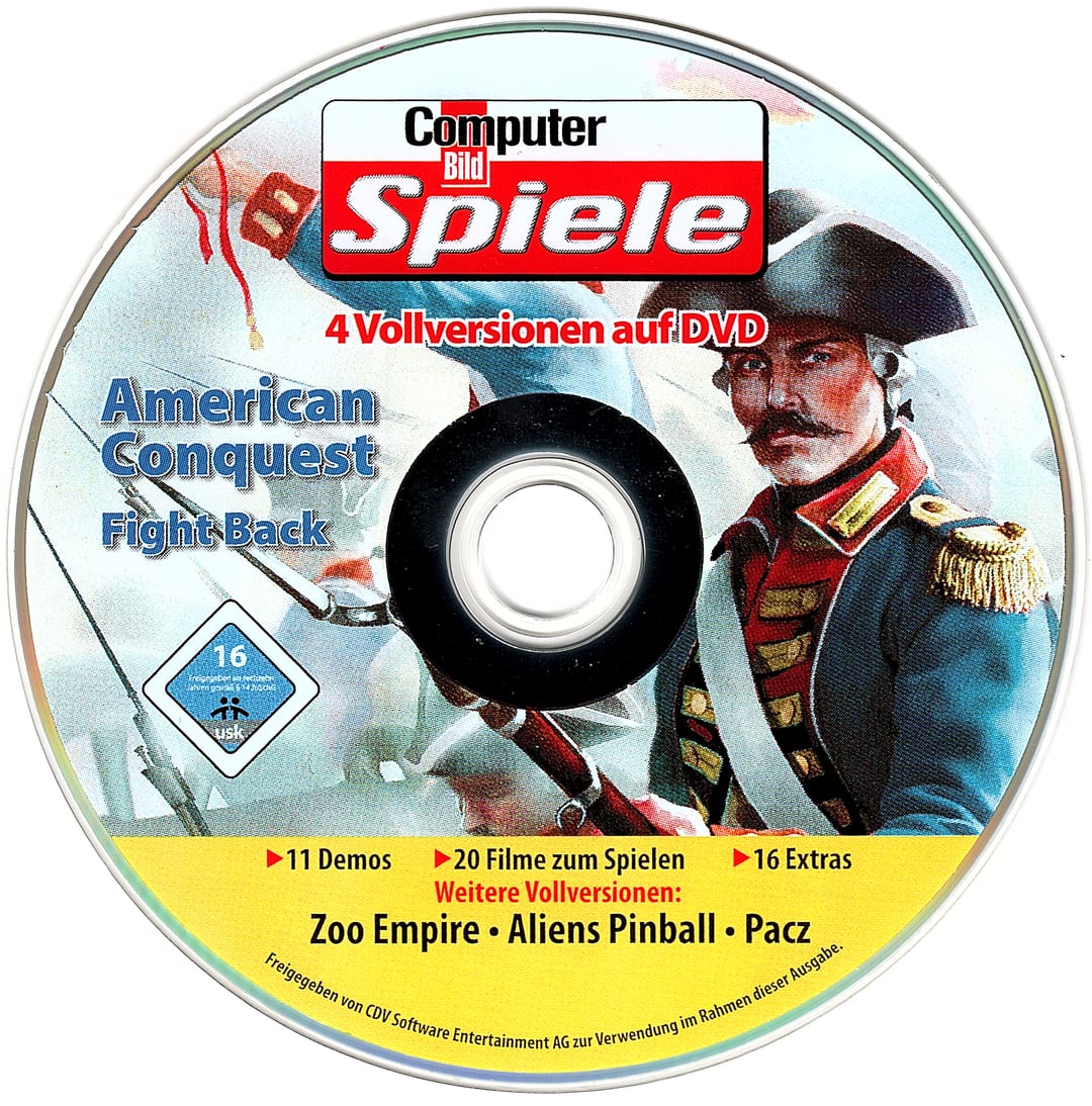 Disc face for Computer Bild Spiele issue CBS102006DVD.