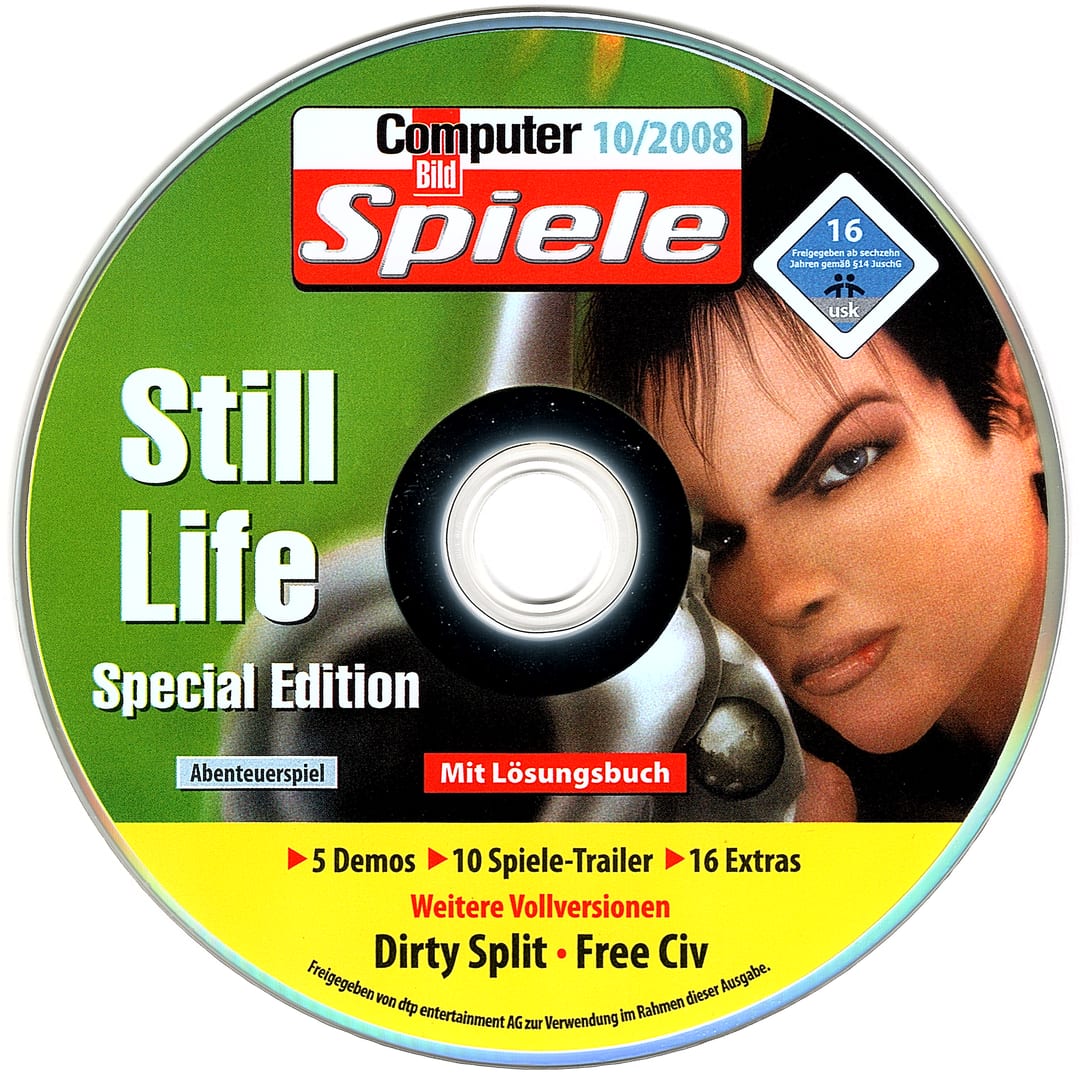 Disc face for Computer Bild Spiele issue CBS102008DVD.