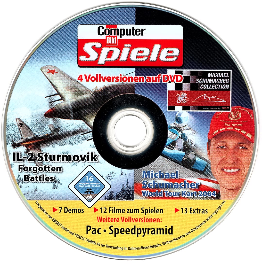 Disc face for Computer Bild Spiele issue CBS112006DVD.